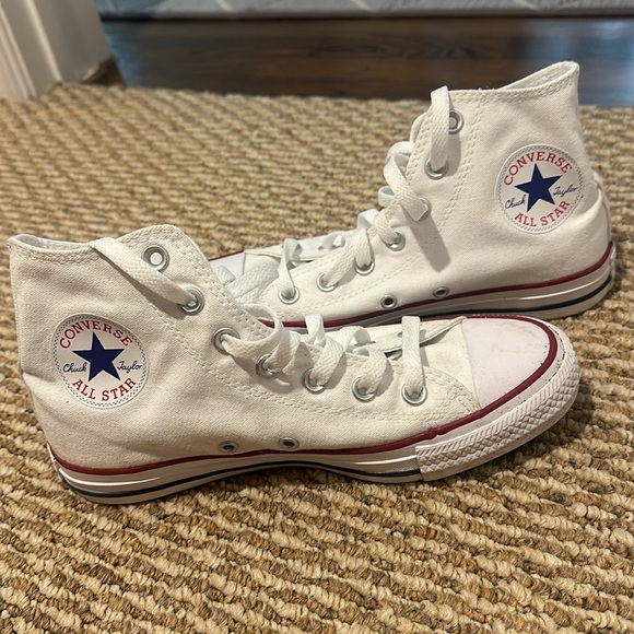 High top white converse - Picture 3 of 4